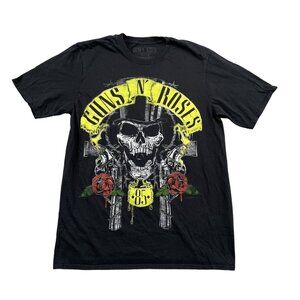 Guns N' Roses 85 Skull T-Shirt Mens Medium Black Axl Rose Slash Tee